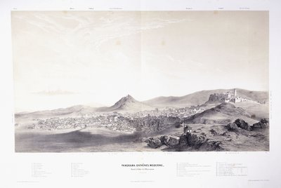 Panorama di Atene Moderna da Théodose du Moncel