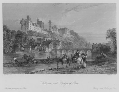 Castello e ponte di Pau da Thomas (after) Allom