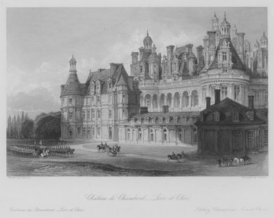 Castello di Chambord, Loir-et-Cher da Thomas (after) Allom