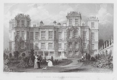 Hardwick Hall, Derbyshire da Thomas (after) Allom