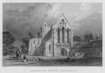 Priorato di Llanercost, Cumberland da Thomas (after) Allom