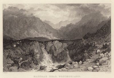 Mardale Head, Westmorland da Thomas (after) Allom