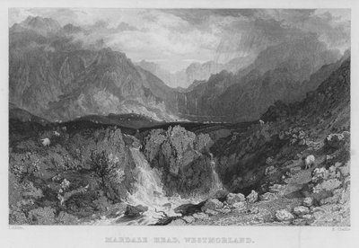 Mardale Head, Westmorland (incisione) da Thomas (after) Allom