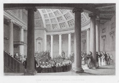 La Nuova Sala della Contea, Chester (incisione) da Thomas (after) Allom