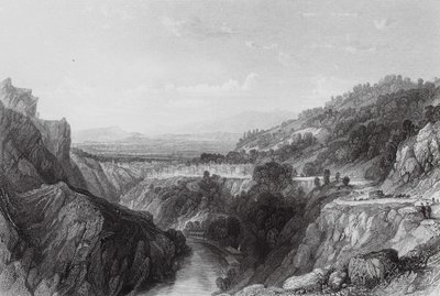 Thiers, Puy-de-Dome da Thomas (after) Allom