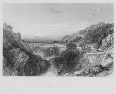Thiers, Puy de Dome (incisione) da Thomas (after) Allom