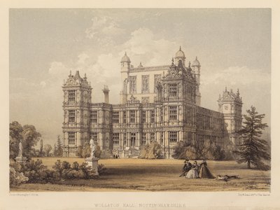 Wollaton Hall, Nottinghamshire da Thomas (after) Allom