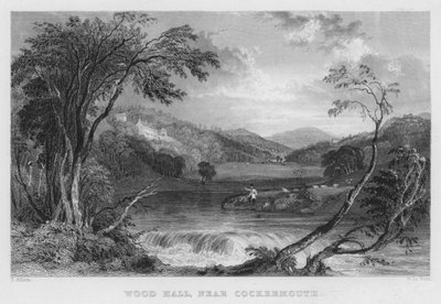 Wood Hall, vicino a Cockermouth (incisione) da Thomas (after) Allom