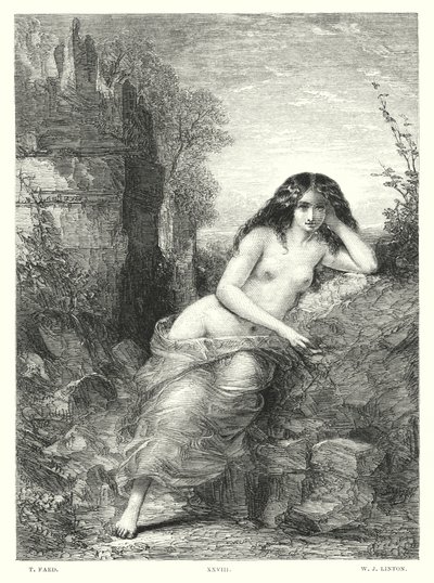 Il Childe Harold di Lord Byron, Canto IV, Stanza 118 da Thomas (after) Faed