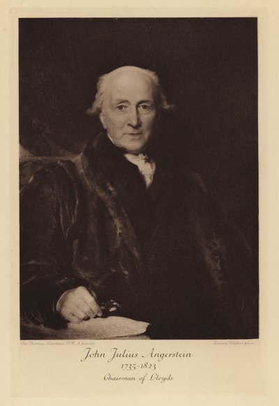 John Julius Angerstein, Presidente dei Lloyd