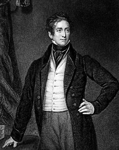 Sir Robert Peel (1788-1850), inciso da J.Cochran da Thomas (after) Lawrence