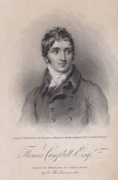 Thomas Campbell, poeta scozzese da Thomas (after) Lawrence