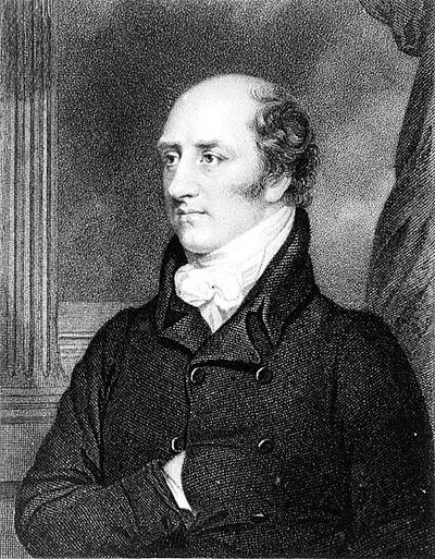 Ritratto di George Canning inciso da William Holt da Thomas (after) Stewardson