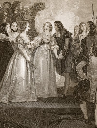 Carlo II riceve la Duchessa d