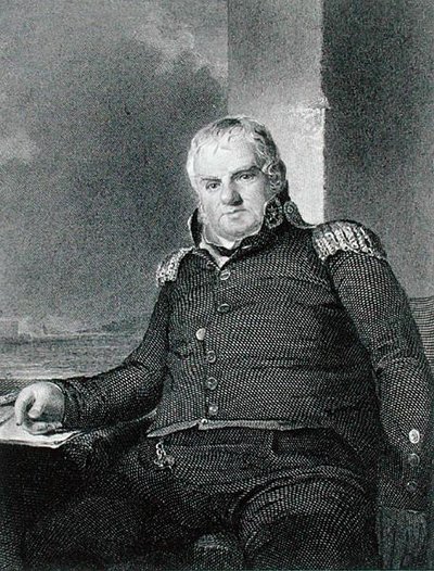 Generale Jonathan Williams (1750-1815) inciso da Richard W. Dodson (1812-67) da Thomas (after) Sully
