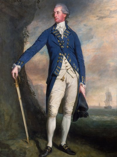 Capitano Sir George Montagu (1750-1829), c.1780-90 da Thomas (attr.to) Beach