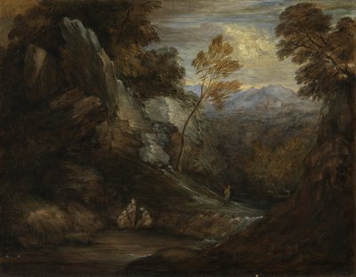 Paesaggio immaginario da Thomas (follower of) Gainsborough