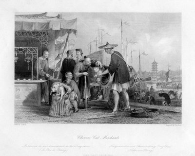 Mercanti di gatti cinesi, XIX secolo da Thomas Abel Prior