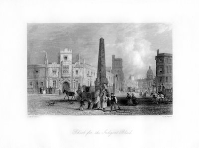 Scuola per i ciechi indigenti, Southwark, Londra da Thomas Abel Prior