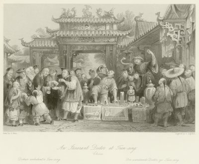 Un medico itinerante a Tien-sing da Thomas Allom