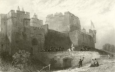 Castello di Carlisle, Cumberland da Thomas Allom