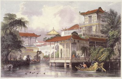 Casa di un mercante cinese vicino a Canton, da 