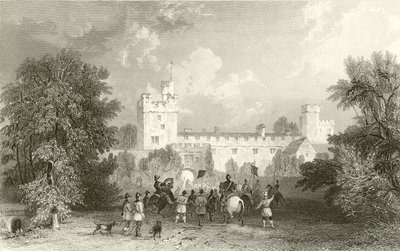 Castello di Naworth, Cumberland da Thomas Allom