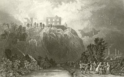 Castello di Nottingham da Thomas Allom