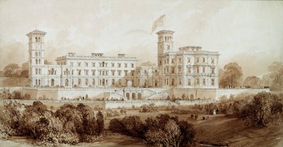 Osborne House, Isola di Wight da Thomas Allom