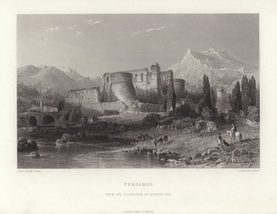 Pergamo, Turchia da Thomas Allom