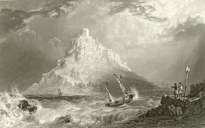 Monte San Michele, Cornovaglia da Thomas Allom
