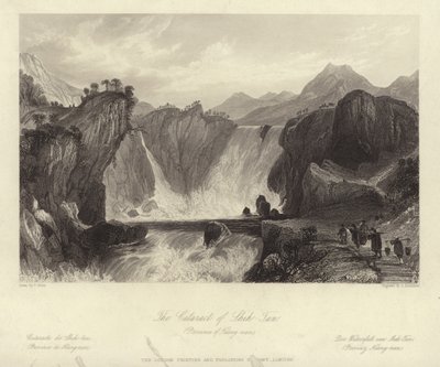 La cataratta di Shih Tan da Thomas Allom