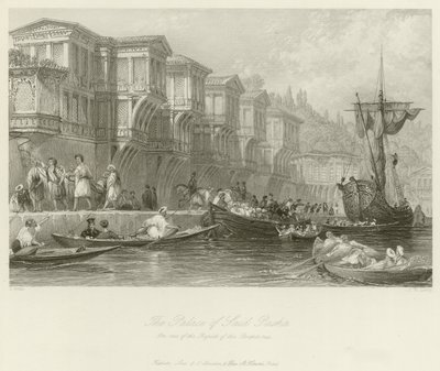 Il Palazzo di Said Pasha da Thomas Allom