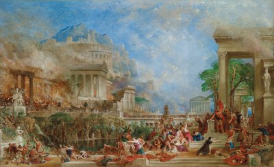 Il sacco di Corinto, 1870 da Thomas Allom