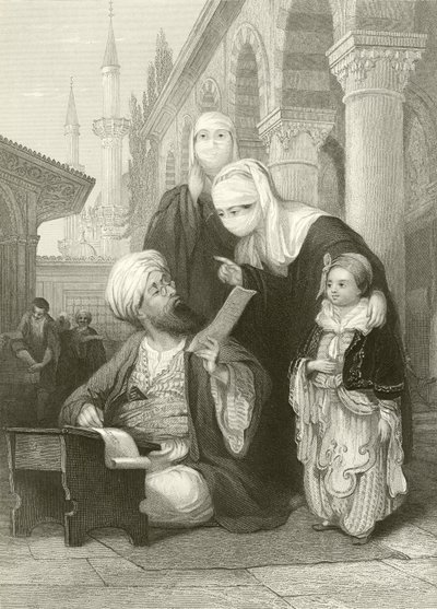 Il letterato turco da Thomas Allom