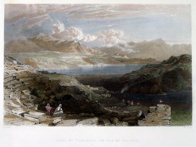Tiberiade (Galilea), in Palestina. c. 1837 da Thomas Allom