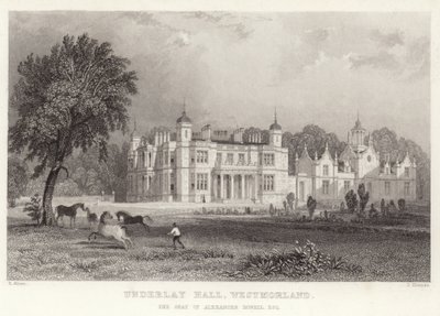 Underlay Hall in Westmoreland da Thomas Allom