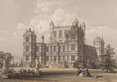 Wollaton Hall, Nottinghamshire da Thomas Allom