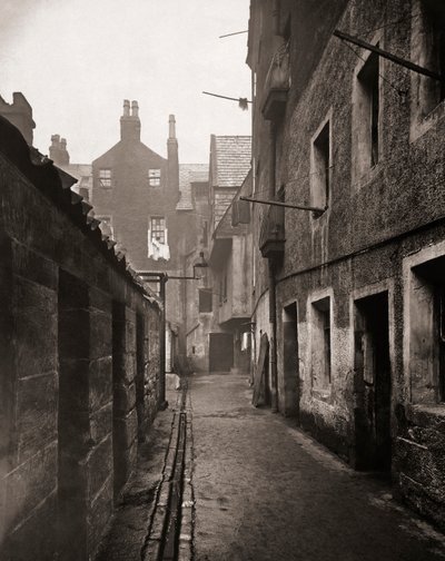 Close, High Street, Glasgow, Scozia da Thomas Annan
