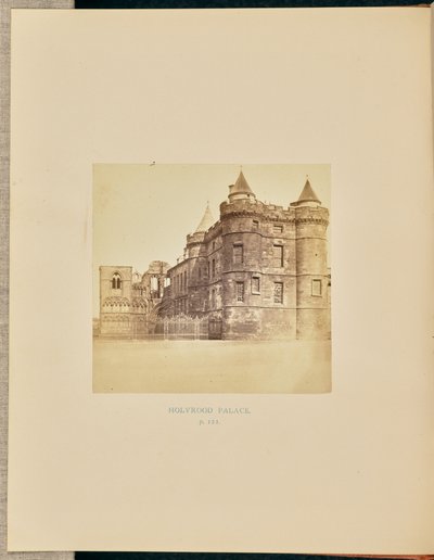 Palazzo Holyrood da Thomas Annan