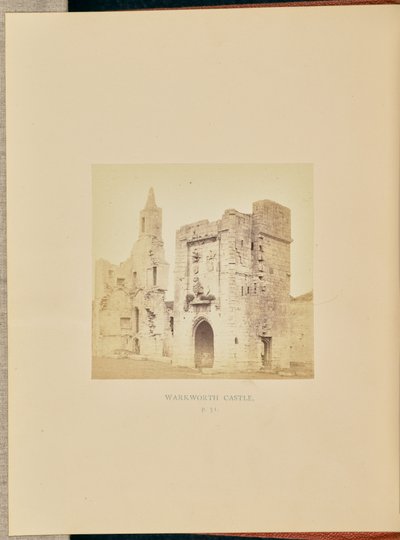 Castello di Warkworth da Thomas Annan