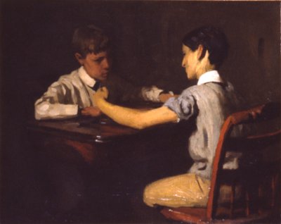 Giocatori di dama da Thomas Anshutz