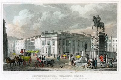 Miglioramenti, Charing Cross, Westminster, Londra, 1828 da Thomas Barber