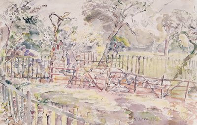 Immersione delle pecore, New Street, Ridley, 1941 da Thomas Barclay Hennell