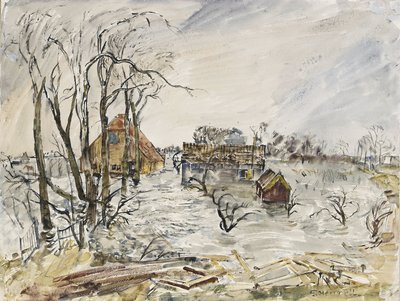 Isola di Walcheren (Paesi Bassi) allagata da Thomas Barclay Hennell