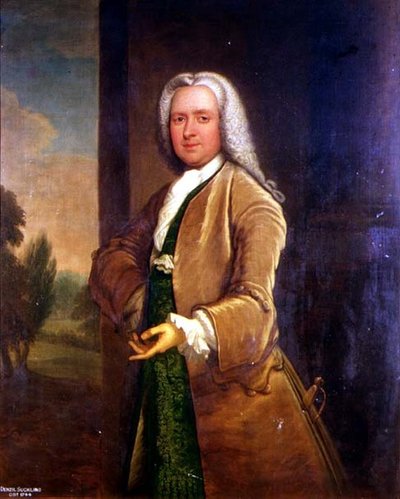 Ritratto di Denzil Suckling (m.1744) da Thomas Bardwell