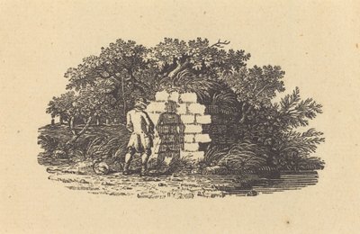 Uomo che urina da Thomas Bewick