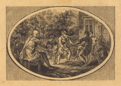 Il viaggiatore vantante da Thomas Bewick