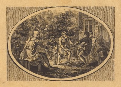 Der alte Mann und seine Söhne da Thomas Bewick