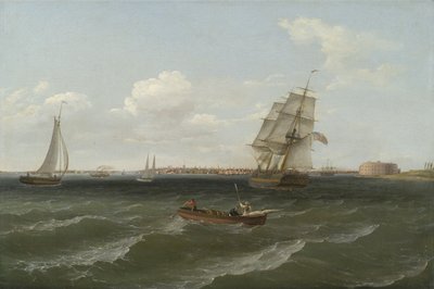 Porto di New York, 1813 da Thomas Birch